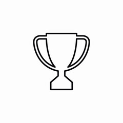 winner trophy cup icon vector sign