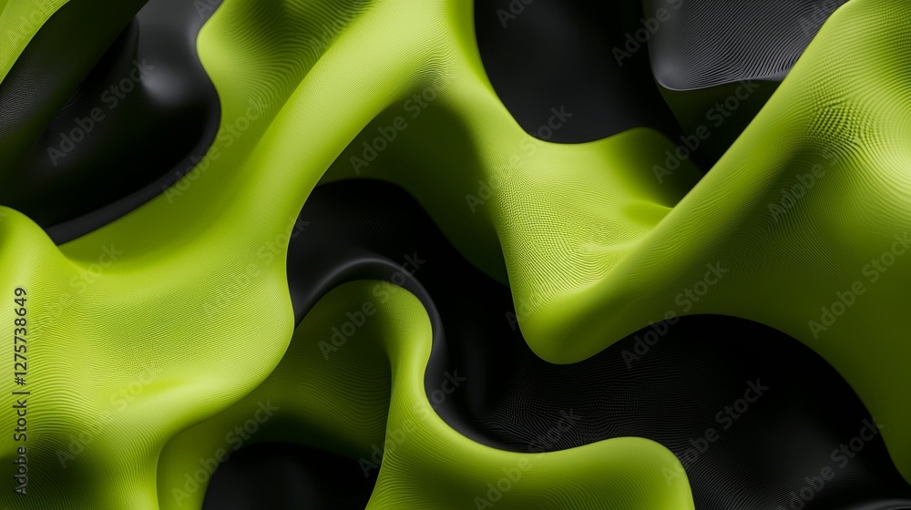 Poster a warped wavy line forms the basis of this colorful geometric abstract background
