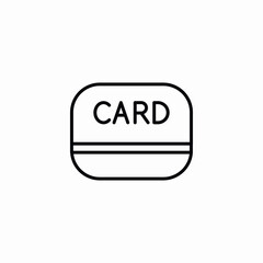credit card payment icon vector sign