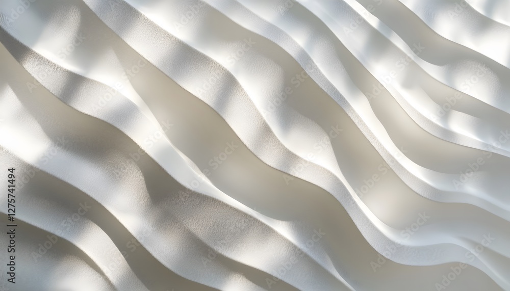 Poster abstract white wave pattern texture background