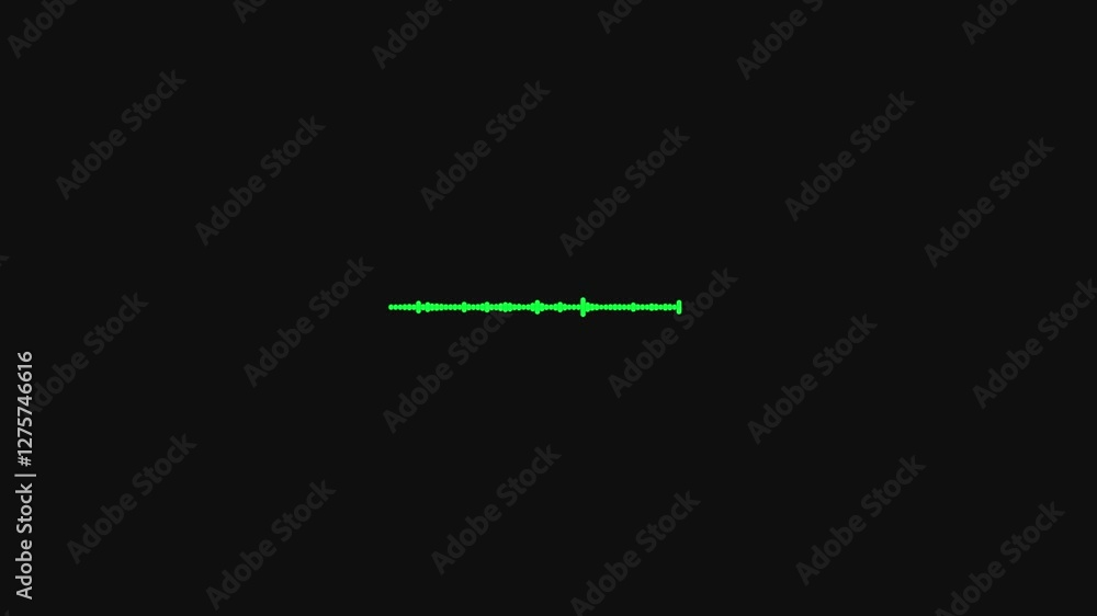 Poster black audio spectrum with white background. sound wave animation. footage of audio visualizer on whi