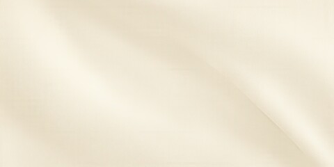 Naklejka premium Beige fabric background with soft, blurred folds; great for neutral templates or design overlays
