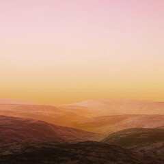 Fototapeta premium Nature landscape with gradient effect