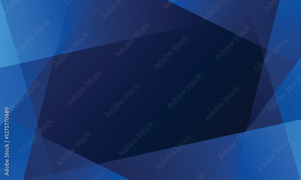 Poster abstract modern dark blue overlapping border frame banner background empty space for presentation te