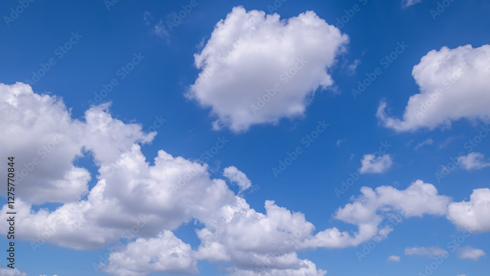 Wall mural clear blue sky background,clouds with background.