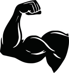 Strong Arm Muscle Logo Design For Gym, Sport or Anything