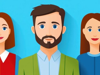 Fototapeta premium 93 percent people icon graphic vectorPopulation demography concept with man iconsPeople infographic percentage chart