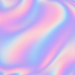 A holographic iridescent texture shifting between pastel pink