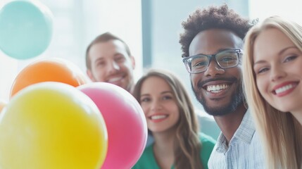 A diverse team brainstorming with colorful sticky notes on a whiteboard in a bright office, creative and collaborative atmosphere,
