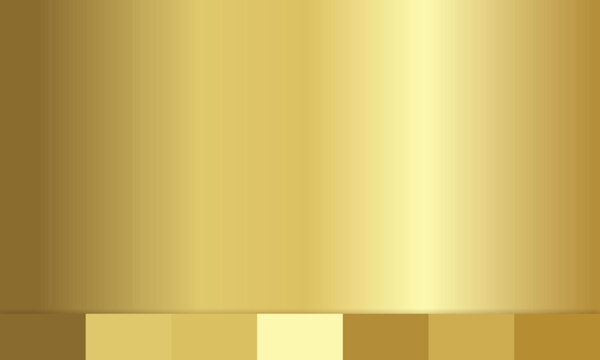 gold gradient texture banner background with color palette sign design.vector illustration