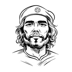 Che Guevara illustration vector  