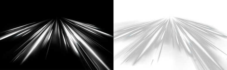 PNG Warp Speed Through a Cybernetic Dimension: A Dual Reality of Motion, Where Light and Shadow PNG Collide, Forming a High-Energy Highway That Transcends Space and Time in a Futuristic, Abstract  © ANATOLII