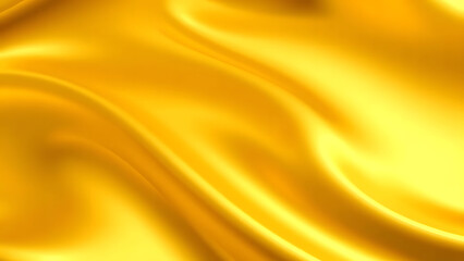Golden yellow abstract background with soft lines and gradient patterns