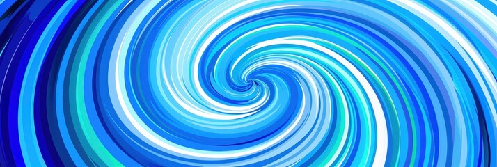 Fototapeta premium Blue, White, and Turquoise Swirl Pattern Background for Abstract Art