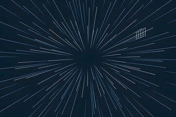 Abstract Speed Lines Background with Dark Blue Tones 