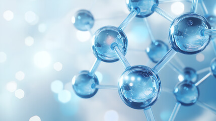 High-Tech Chemistry Hyper-Realistic Digital Molecular Design