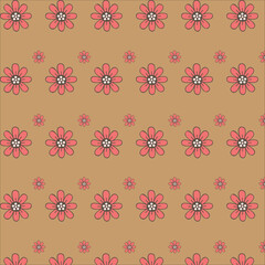 seamless pattern with flowers