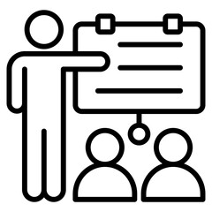 compliance training single icon