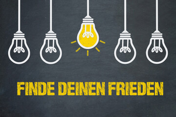 Finde deinen Frieden	