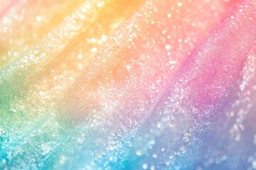Fototapeta premium Rainbow Glitter Texture: A Dreamy Pastel Sparkle