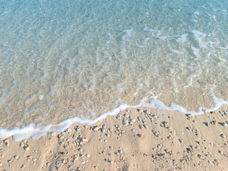 Blue Sea water and the beach