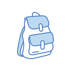 Backpack vector icon