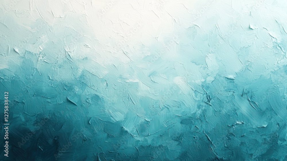Poster abstract ocean blue texture with soft gradient and brush strokes
