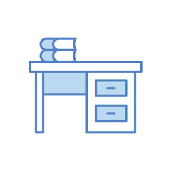 Desk vector icon