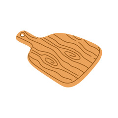 Hand draw Kitchen board wooden .