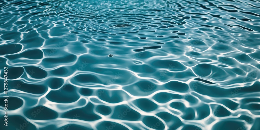 Poster background of calm water surface with gentle ripples and space for text or design elements