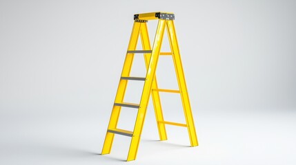 Ladder setup for home renovation indoor workspace photography minimalist eye-level diy projects