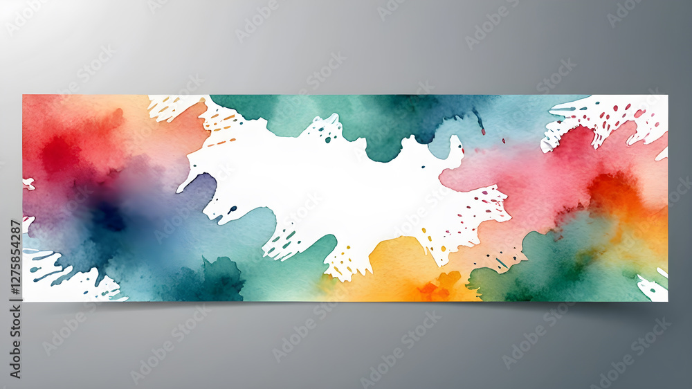 Aufkleber abstract web banner design template. banner - design element