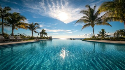 Utilize natural light for stunning pool photography capture sunlight reflections for vibrant images