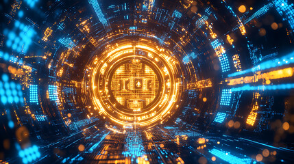 Fototapeta premium Gold investment and background image showing gold.