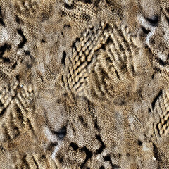 Print-ready pattern consisting of real animal textures