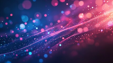 Abstract representation of a digital information network