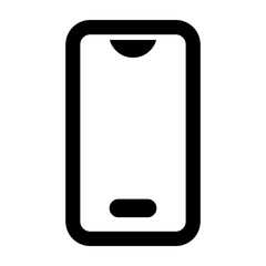 Smartphone Vector Glyph Icon Design