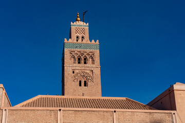 Fototapeta premium walking around the souks of marrakesh Morocco