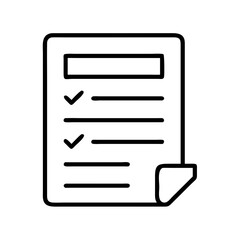 vocabulary list icon, vocabulary list line art - simple line art of vocabulary list, perfect for vocabulary list logos and icons