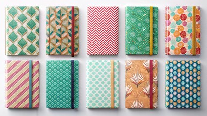 Lined Paper Journal Cover Design Inspiration