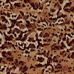 Print-ready pattern consisting of real animal textures