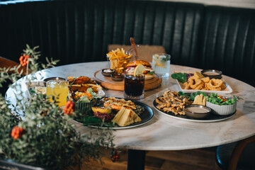 table setting for a dinner