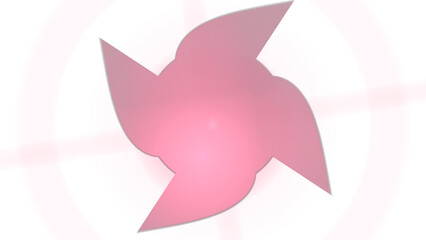 Abstract Pink Geometric Design with Dark Background