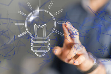 Neural network 3D illustration. Big data and cybersecurity - neural network exposure digital