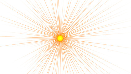 Obraz premium Abstract Radiating Lines with Central Light Source