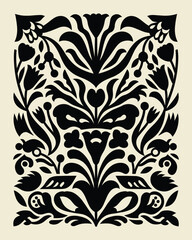 Folk Art Floral Pattern