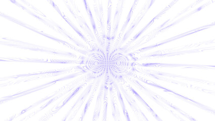 Obraz premium Abstract Purple Radial Pattern on Black Background