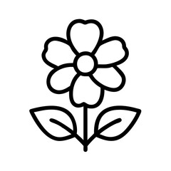 flower kindness and beauty icon, flower kindness and beauty line art - simple line art of flower kindness and beauty, perfect for flower kindness and beauty logos and icons
