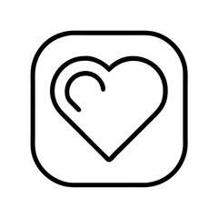 heart love and compassion icon, heart love and compassion line art - simple line art of heart love and compassion, perfect for heart love and compassion logos and icons