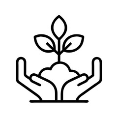 seedling nurturing and development icon, seedling nurturing and development vector, 